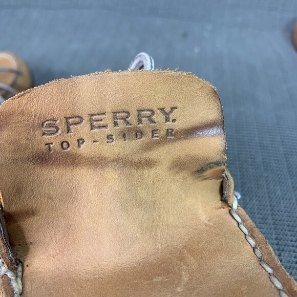 Sperry Top-Sider Mens Size 9M Brown Leather Boat Shoes Casual Slip-On - Picture 5 of 8